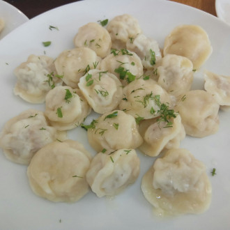 Пельмені домашні з маслом